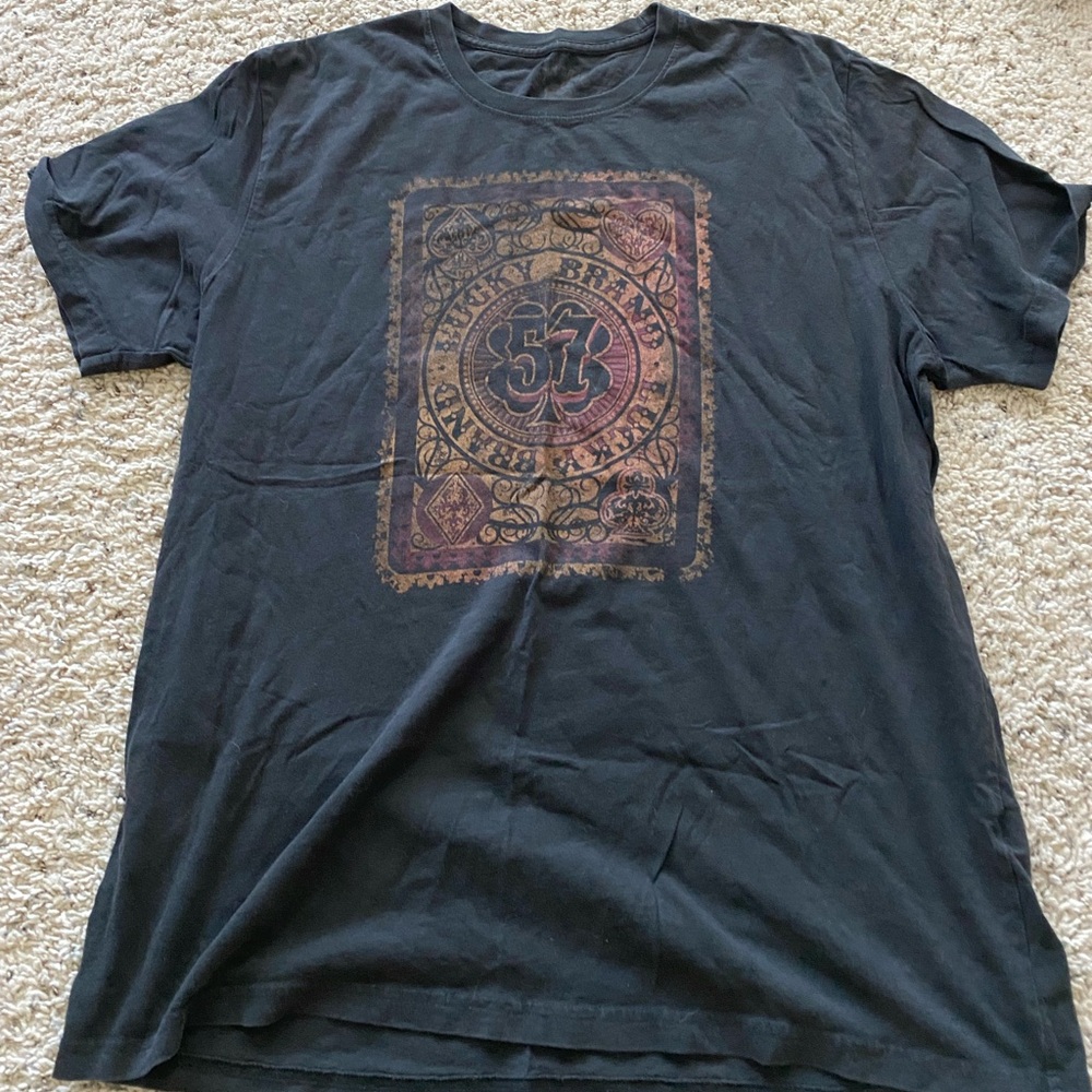 Men’s Lucky Brand T-Shirt, Black, Sz XL